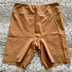 Jones New York Tan High-Waisted Shapewear Shorts